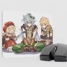 mousepad bastir Razor Genshin Impact Anime Oyuncu V5 - 22X18 Gaming Mouse Pad Fare Altlığı