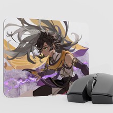 mousepad bastir Sethos Genshin Impact Anime Oyuncu V3 - 22X18 Gaming Mouse Pad Fare Altlığı