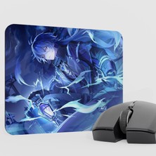 mousepad bastir Flins Genshin Impact Anime Oyuncu V2 - 22X18 Gaming Mouse Pad Fare Altlığı