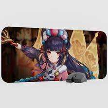 mousepad bastir Yun Jin Genshin Impact Anime Oyuncu V4 - 70X30 Xl Gaming Mouse Pad Fare Altlığı