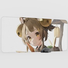 mousepad bastir Yaoyao Genshin Impact Anime Oyuncu V4 - 90X40 Xxl Gaming Mouse Pad Fare Altlığı