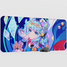 mousepad bastir Ineffa Genshin Impact Anime Oyuncu V4 - 90X40 Xxl Gaming Mouse Pad Fare Altlığı