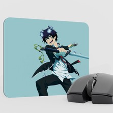 mousepad bastir Ao No Exorcist Anime Mousepad V1 - 22X18 Gaming Mouse Pad Fare Altlığı