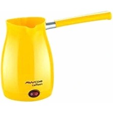 İsmiyle Al Caffeen  Sarı  Elektrikli Cezve  Türk Kahvesi  Makinesi  Plastik   Çift Ağız   0.4lt - 5 F