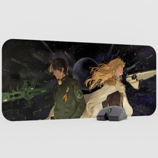 mousepad bastir Ginga Eiyuu Densetsu Anime Mousepad V2 - 70X30 Xl Gaming Mouse Pad Fare Altlığı
