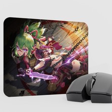 mousepad bastir Kuki Shinobu Genshin Impact Anime Oyuncu V5 - 22X18 Gaming Mouse Pad Fare Altlığı