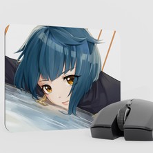 mousepad bastir Xingqiu Genshin Impact Anime Oyuncu V1 - 22X18 Gaming Mouse Pad Fare Altlığı