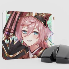 mousepad bastir Yanfei Genshin Impact Anime Oyuncu V4 - 22X18 Gaming Mouse Pad Fare Altlığı