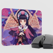mousepad bastir Yun Jin Genshin Impact Anime Oyuncu V1 - 22X18 Gaming Mouse Pad Fare Altlığı