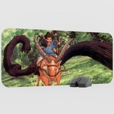 mousepad bastir Mononoke Hime Anime Mousepad V4 - 70X30 Xl Gaming Mouse Pad Fare Altlığı