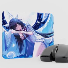 mousepad bastir Columbina (Damselette) Genshin Impact Anime Oyuncu V4 - 22X18 Gaming Mouse Pad Fare Altlığı