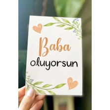 Pankart Evi Baba Oluyorsun Müjde Anı Kartı - Hamile Anı Kartı
