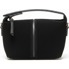 Helen Siyah - Minimal Süet Çanta