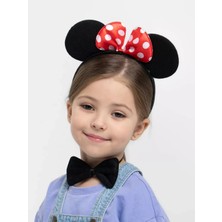 Indispensablely Minnie Mouse Kostüm Seti Taç Kuyruk Papyon Gösteri Seti