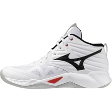 Mizuno Wave Momentum Pro Mıd Unisex Voleybol Ayakkabısı Beyaz