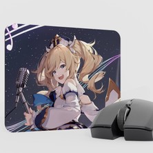 mousepad bastir Barbara Genshin Impact Anime Oyuncu V3 - 22X18 Gaming Mouse Pad Fare Altlığı