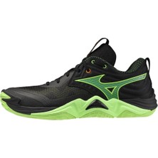 Mizuno Wave Momentum Elite Erkek Voleybol Ayakkabısı Siyah / Yeşil Hafif ve Esnek Taban