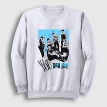 Presmono Unisex Beyaz All Of You K Pop Riize Sweatshirt