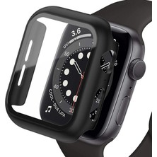 Eco Port Apple Watch Ultra 49MM Camlı Kasa Ekran Koruyucu - Siyah