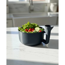 Zenvia Pratik Sebze Yıkayıcı Süzgeçli Hazneli Ergonomik Saplı Mutfak Yardımcısı