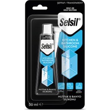 Selsil Duşakabin Silikon Tüp Şeffaf  50 ml