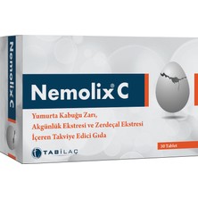 Nemolix C Yumurta Kabuğu Zarı 30 Tablet