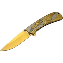 Haps Bugs Cravus Sibirya Kartal Gold Çift Çakı S-2062A 20 cm