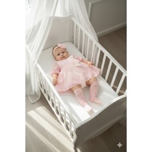 Miniday Baby Kız Bebek Mevlütlük Yazlık Elbise Bandanalı Dantelli Yeni Doğan Hastane Çıkışı Gelinlik Abiye 13