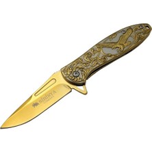 Haps Bugs Cravus Sibirya Kartal Çakı Gold S-2053A 17,5 cm