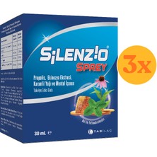 Silenzio Sprey 30 ml - 3 Adet (90 Ml) - Dezenfektan Hediyeli (%72 Alkol)