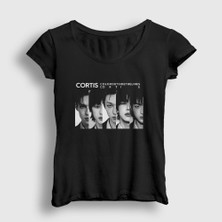 Presmono Kadın Siyah Color Outside The Lines Cortis T-Shirt