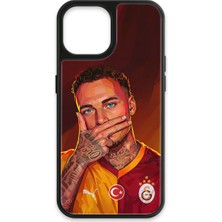 Belirtilmemiş iPhone 15 Uyumlu Galatasaray Noa Lang Gol Sevinci Cam Lisanslı Telefon Kılıfı