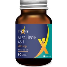 Lifextra Alfa Lipoik Asit 90 Kapsül - Dezenfektan Hediyeli (%72 Alkol)