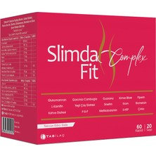 Slimda Fit Complex 60 Kapsül 20 Saşe - Dezenfektan Hediyeli (%72 Alkol)