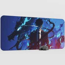 mousepad bastir Solo Leveling Anime Mousepad V1 - 90X40 Xxl Gaming Mouse Pad Fare Altlığı