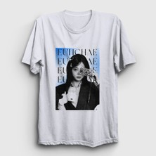 Presmono Unisex Beyaz Cassettes Hong Eunchae Le Sserafim T-Shirt