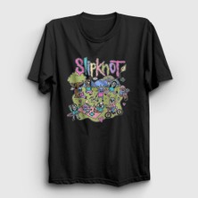 Presmono Unisex Siyah Picnic Piknik Metal Slipknot T-Shirt