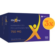 Lifextra Karnıyarık Otu 120 Kapsül - 3 Adet (360 Kapsül) - Dezenfektan Hediyeli (%72 Alkol)