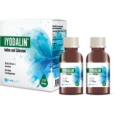 Iyodalin Iyot ve Selenyum 25 ml + 25 ml - Dezenfektan Hediyeli (%72 Alkol)
