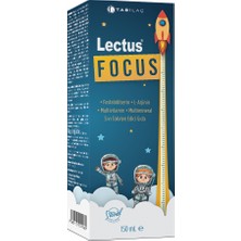 Lectus Focus 150 ml Likit Fosfatidilserin L-Arjinin Multivitamin Multimineral Şurup - Dezenfektan Hediyeli (%72 Alkol)
