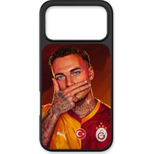Belirtilmemiş iPhone 17 Pro Uyumlu Galatasaray Noa Lang Gol Sevinci Cam Lisanslı Telefon Kılıfı