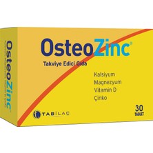 Osteozinc 30 Tablet - Dezenfektan Hediyeli (%72 Alkol)