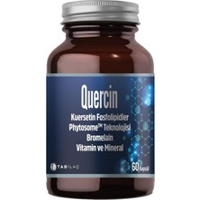 Quercin Fitozomal Kuersetin Bromelain Takviye Edici Gıda 60 Kapsül