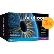 Oculioon Omega 3 Lutein Kompleks 60 Kapsül - 3 Adet (180 Kapsül) - Dezenfektan Hediyeli (%72 Alkol)