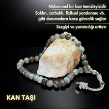 Bonicce Kan Taşı Gerçek Doğal Taş Tesbih