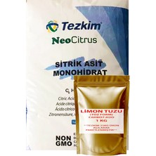 Tezkim Limon Tuzu ÖĞÜTÜLMÜŞ İNCE (E330) 1 kg