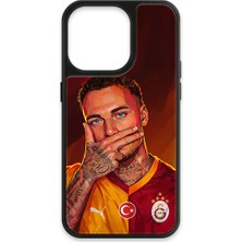 Belirtilmemiş iPhone 14 Pro Uyumlu Galatasaray Noa Lang Gol Sevinci Cam Lisanslı Telefon Kılıfı