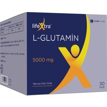 Lifextra L-Glutamin 30 Saşe - Dezenfektan Hediyeli (%72 Alkol)