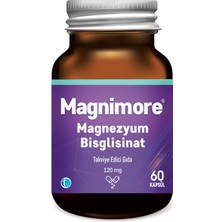Magnimore Magnezyum Bisglisinat 120 Mg 60 Bitkisel Kapsül