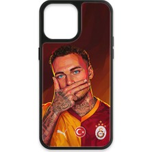 iPhone 13 Pro Max Uyumlu Galatasaray Noa Lang Gol Sevinci Cam Lisanslı Telefon Kılıfı